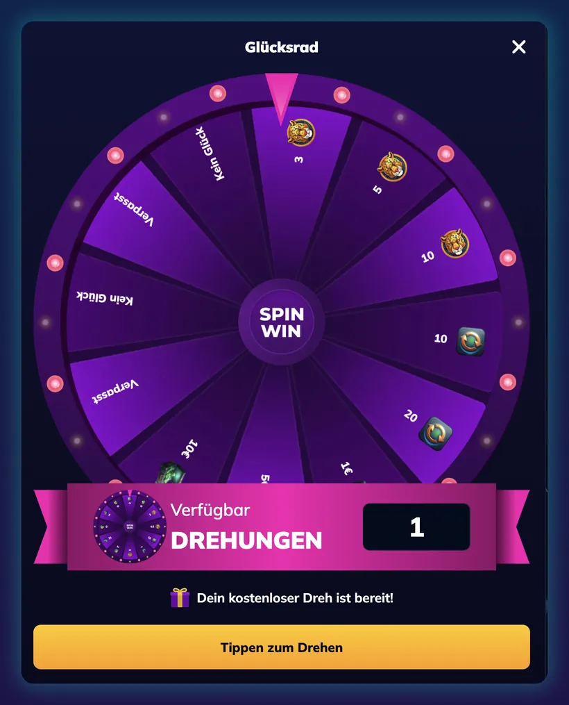 RioAce Glücksrad